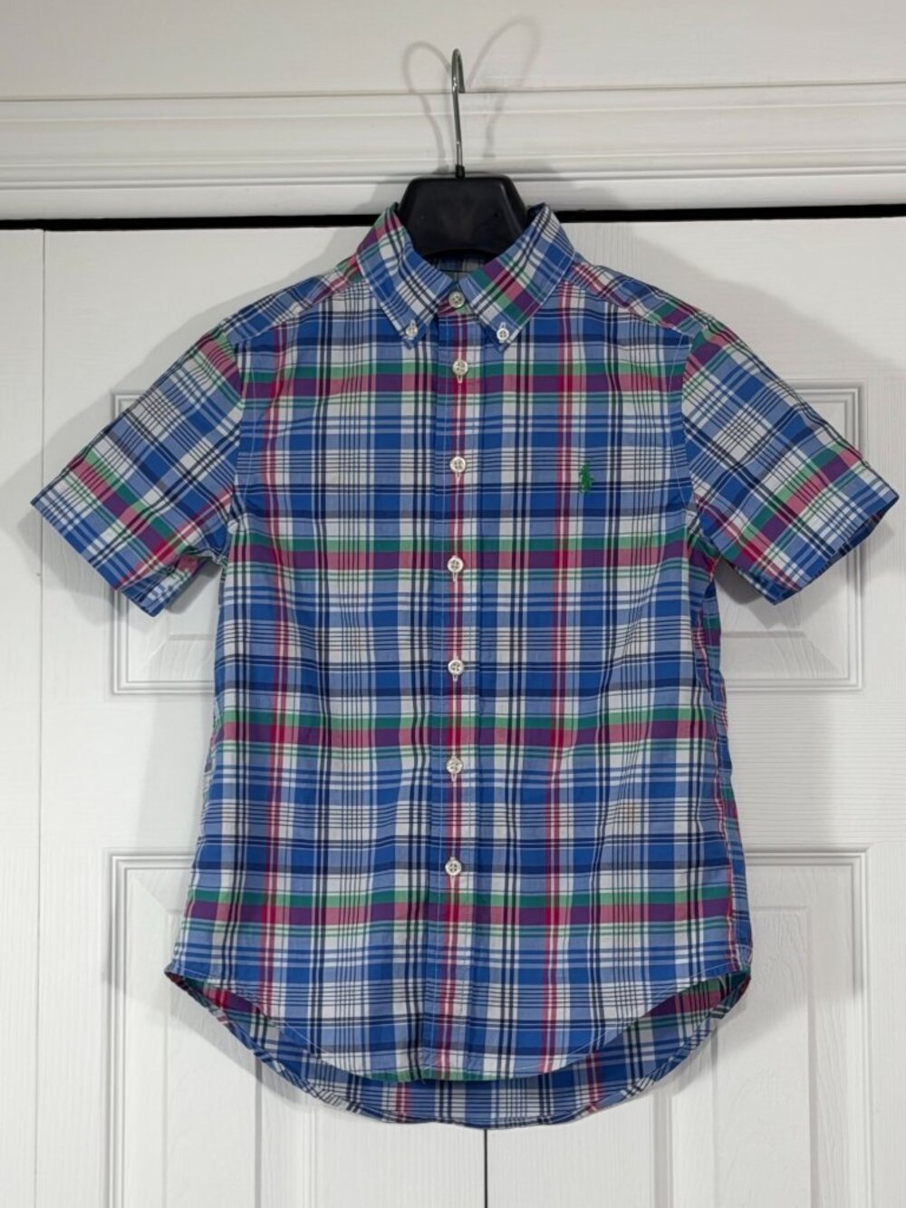 Ralph Lauren Short-Sleeve Plaid Shirt - Size S (8 years / Youth)